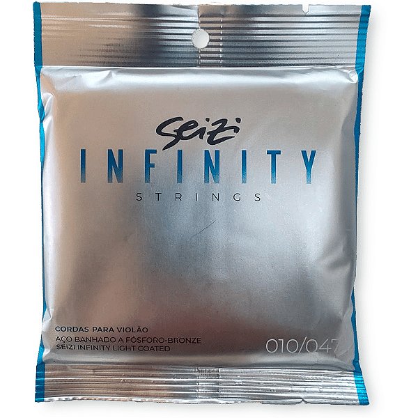 Encordoamento Violão Seizi Infinity Light Coated 010-047 Phosphor Bronze