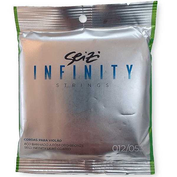 Encordoamento Violão Seizi Infinity Light Coated 012-053 Phosphor Bronze