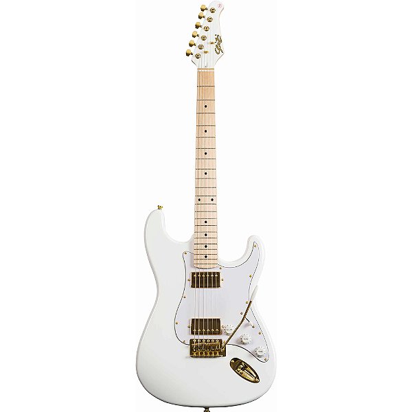 Guitarra Seizi Vintage Ronin White Gold c/ Bag