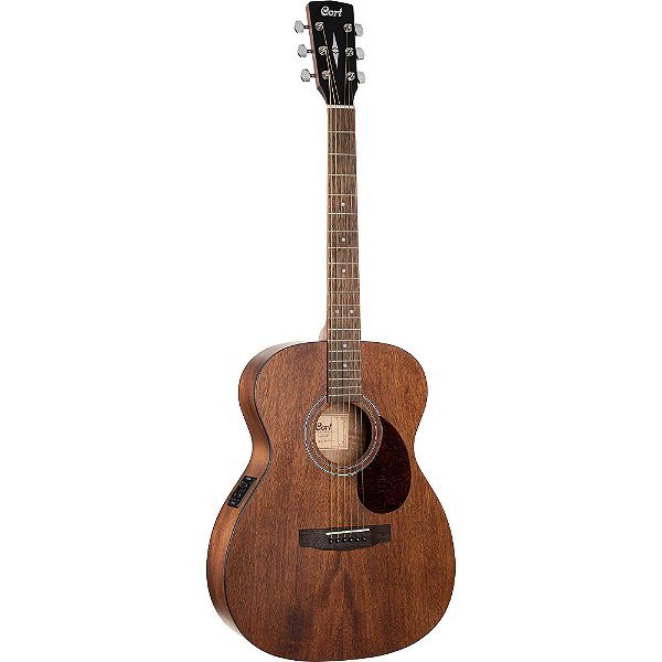 Violão Cort L60MF OP Solid Mahogany Open Pore OM - c/ bag - Fishman