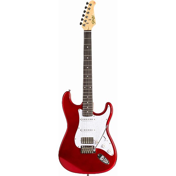 Guitarra Seizi Vintage Budokan Candy Apple Red c/ Bag