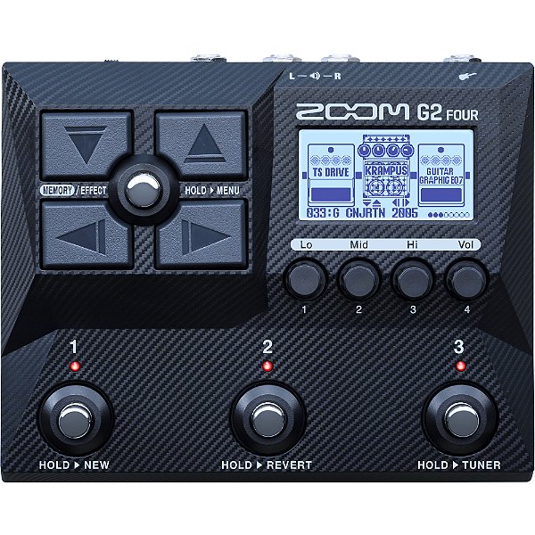 Pedaleira Zoom G2 Four - Multi-efeitos para Guitarra