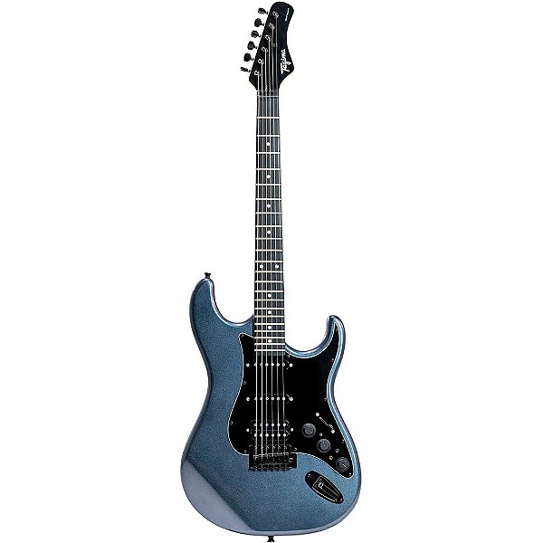 Guitarra Tagima SIXMART Strato HSS Metallic Deep Silver com Efeitos