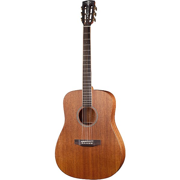 Violão Crafter MIND-D MAHOe Dreadnought Folk Solid Mahogany com Bag - Eq S1 Plataform