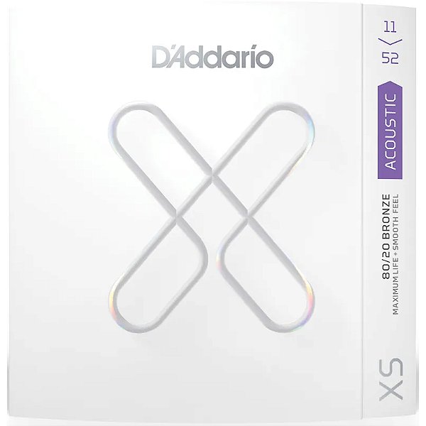 Encordoamento Violão D'Addario XS 011-052 Bronze 80/20 Custom Light XSABR1152