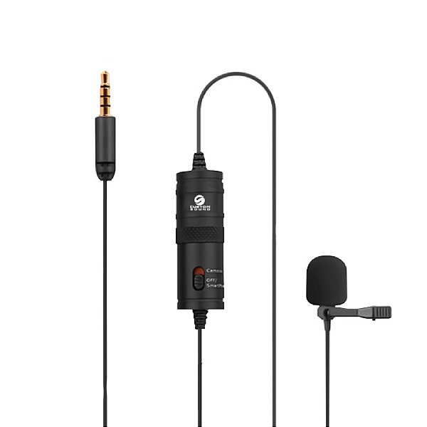 Microfone de Lapela Custom Sound CS1L