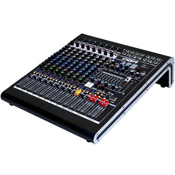 Mesa de Som DBR DM8 USB mixer 8 canais