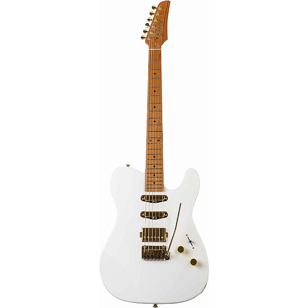Guitarra Seizi Katana Sakura Pearl White Gold Roasted Maple c/ Bag