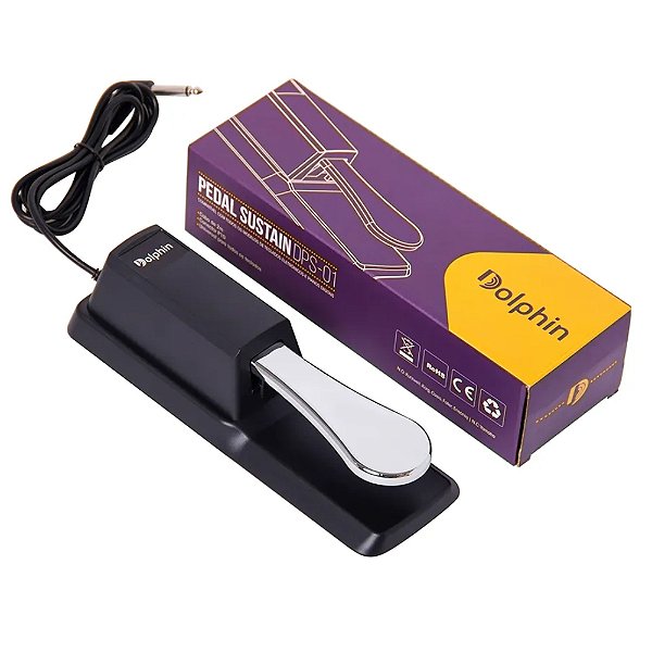 Pedal de Sustain para Teclado Dolphin DPS-01