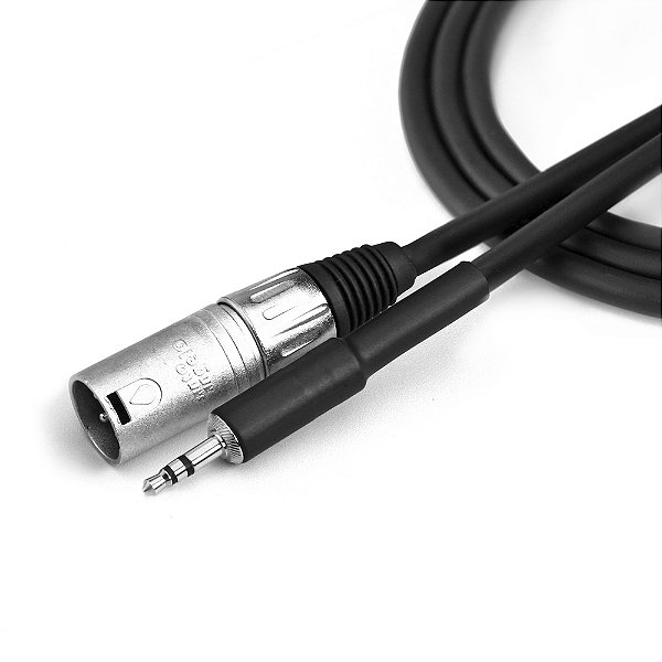 Cabo de Áudio Santo Angelo AC18 1,0m - P2 estéreo x XLR Macho
