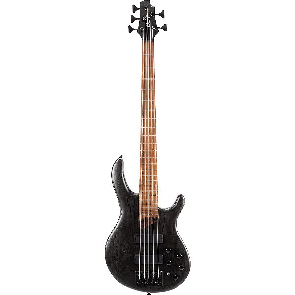 Baixo 5 Cordas Cort B5 Element Open Pore Trans Black - Ativo - Bartolini