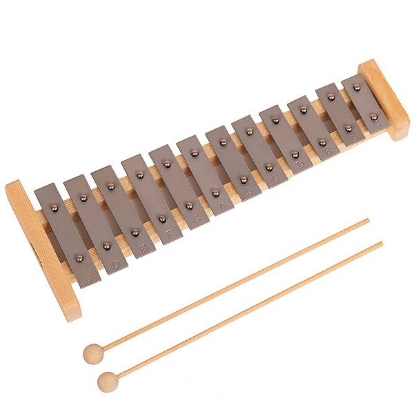 Metalofone Infantil Kidzzo com 12 Teclas - 17694