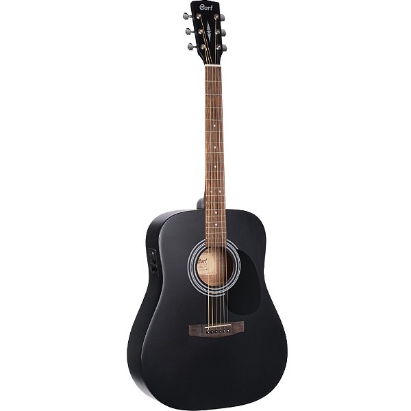 Violão Cort AD810E BKS Spruce Black Satin Folk