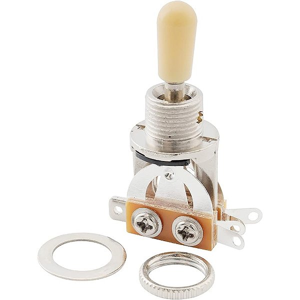 Chave Seletora Alavanca 3 Posições Cromada Knob Creme Dolphin 13422