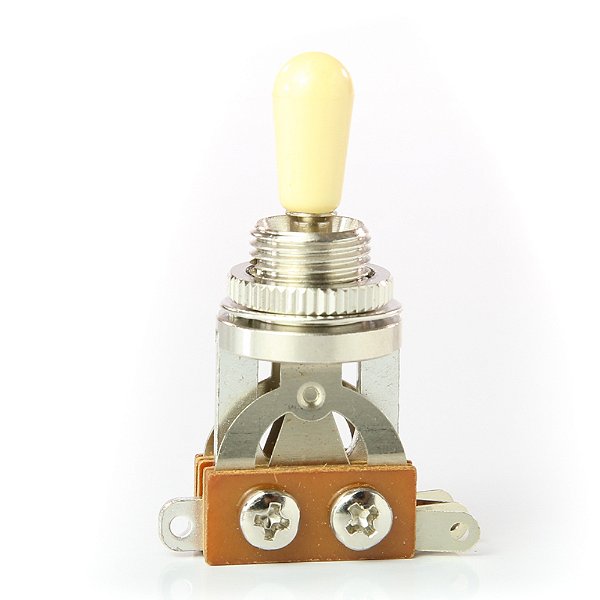 Chave Seletora Alavanca 3 Posições Cromada Knob Creme Spirit BTG-NI-IV