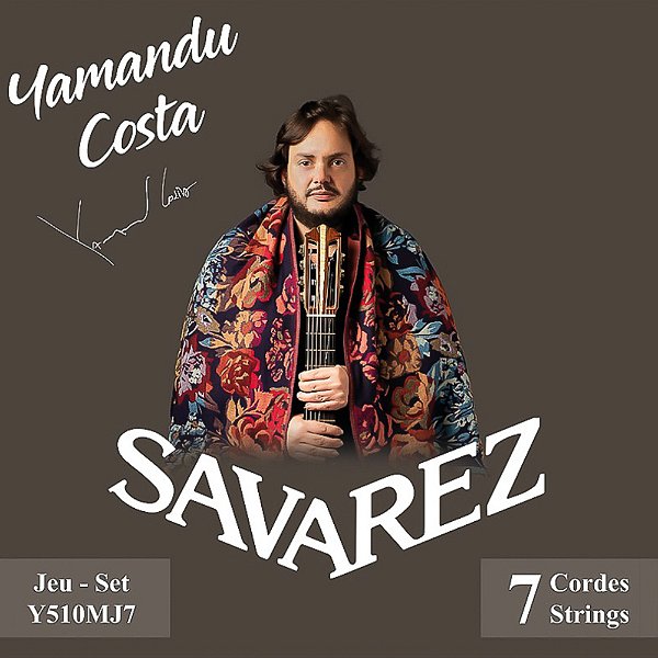 Encordoamento Violão Nylon 7 Cordas Savarez Y510MJ7 Yamandu Costa