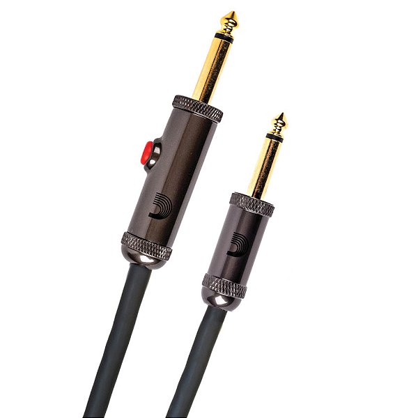 Cabo para Instrumento D'Addario 4,5m PW-AGL-15 Circuit Breaker P10 x P10 Reto-Reto