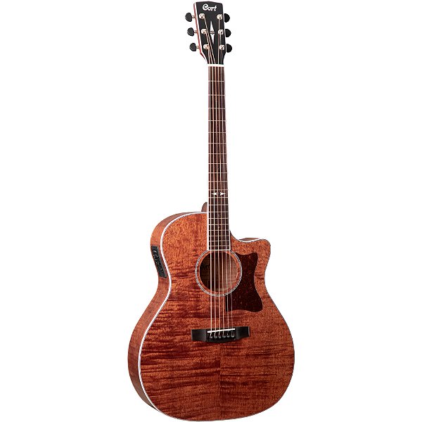 Violão Cort GA5F FMH OP Solid Flamed Mahogany Open Pore Grand Auditorium