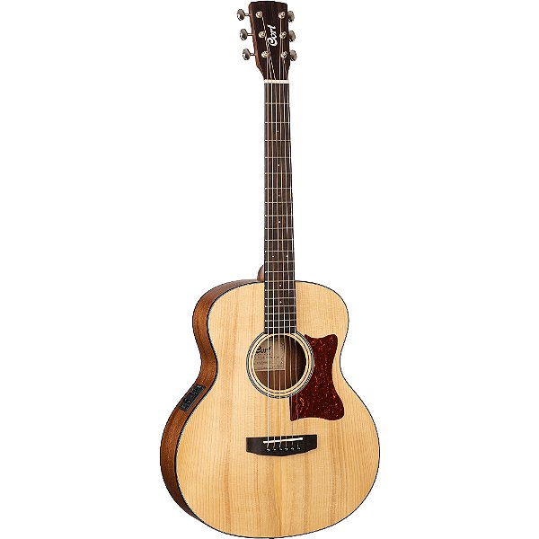 Violão Cort Little CJ Adirondack Solid Spruce Open Pore Light Burst Jumbo 3/4 com bag