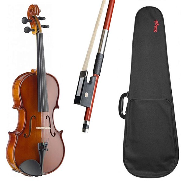 Violino 4/4 Stagg VN-4/4 - Completo com Estojo e Arco