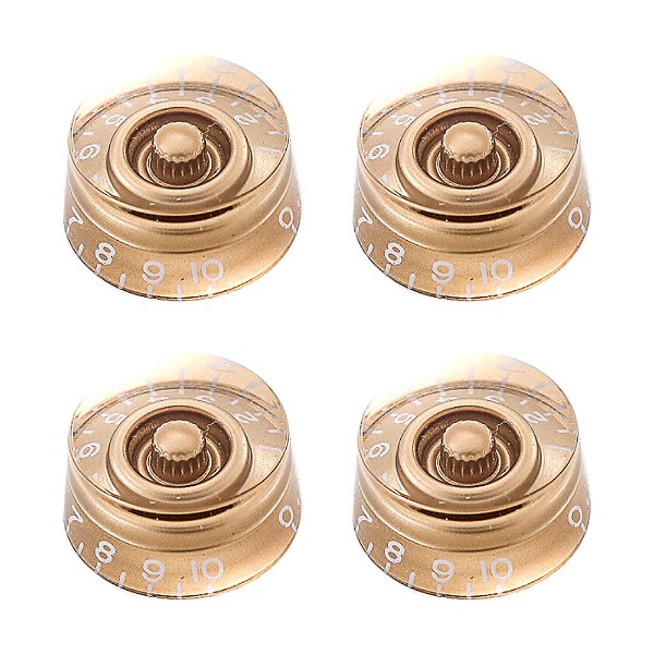 Knob Plástico para Instrumentos Spirit KLC-GD Dourado - 4 Unidades