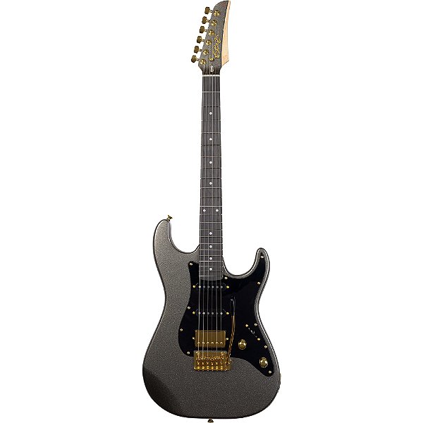 Guitarra Seizi Katana Musashi Space Grey PH Gold Matching Headstock c/ Bag