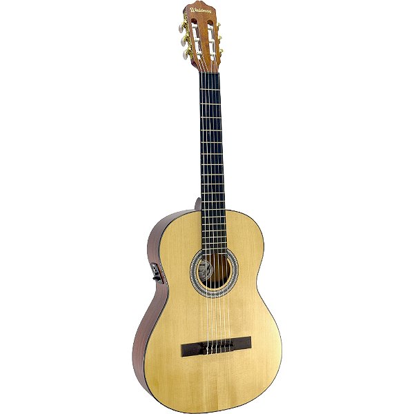 Violão Waldman CLEX1000 N Nylon Solid Spruce Natural Satin Eletroacústico
