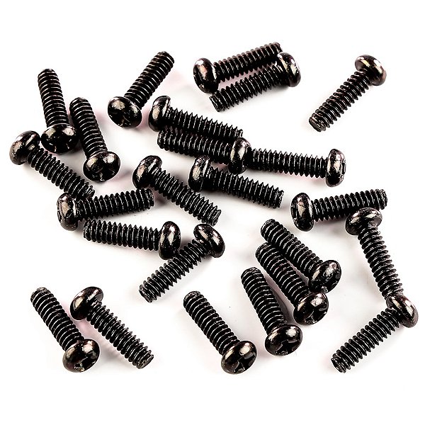 Parafuso Para Chave Seletora Spirit MO 6-32x12 BK Preto - 24 Unidades