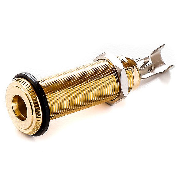 Jack Cilíndrico Stereo Spirit T3-GD Dourado - unidade