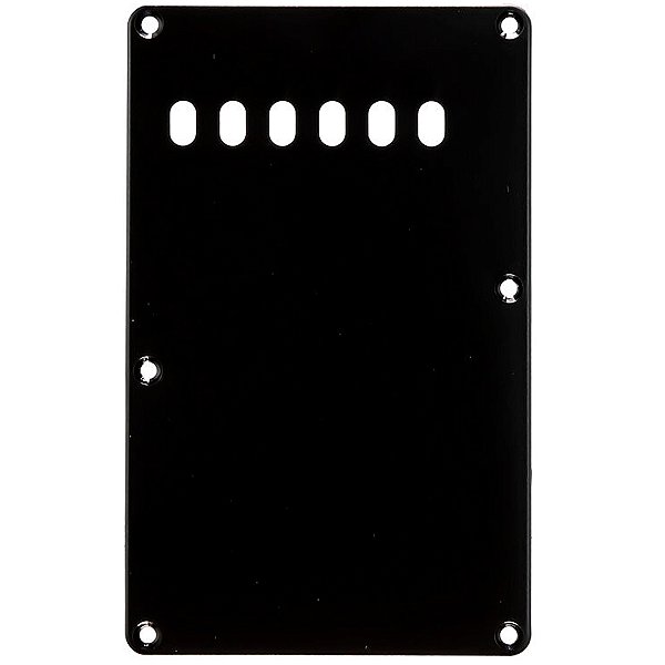 Tampa Traseira para Guitarra Strato Preta Spirit 709-BK