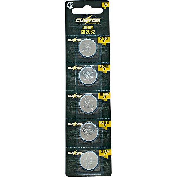 Bateria CR2032 3V Custom Power - 5 unidades - CSPB 2032 - CR