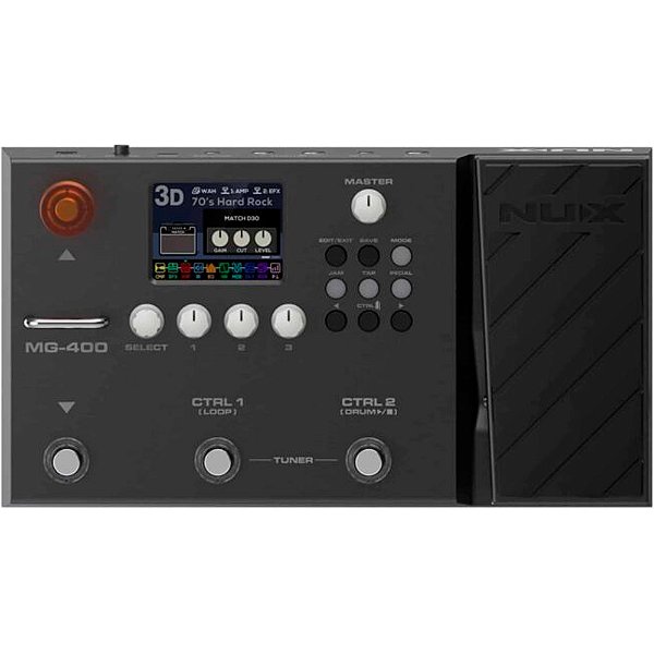 Pedaleira NUX MG-400 - Multi-efeitos para Guitarra