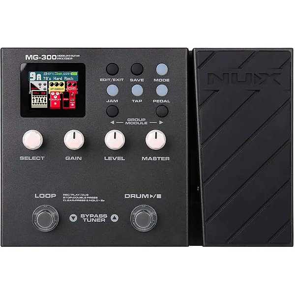 Pedaleira NUX MG-300 - Multi-efeitos para Guitarra