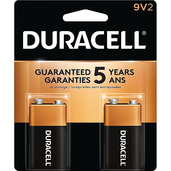 Bateria 9V MN1604 Alcalina Duracell - 2 und