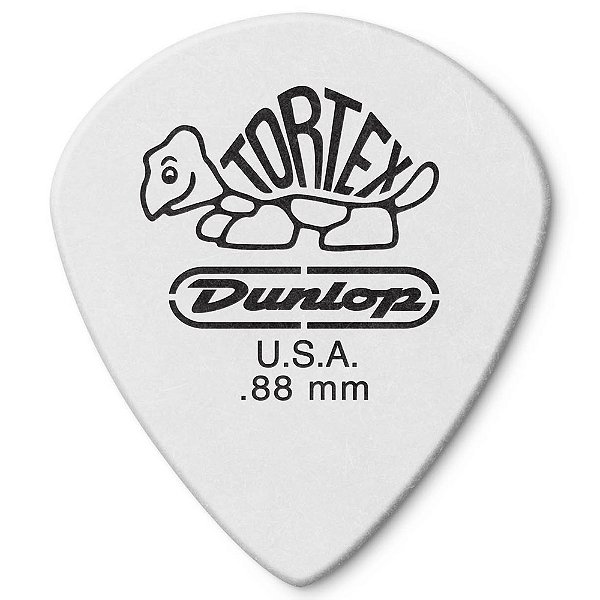 Palheta Dunlop 478-088 Tortex Jazz III 0.88mm Branca - unidade