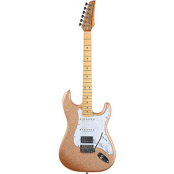 Guitarra Seizi Fun Katana Musashi Desert Gold Sparkle c/ Bag