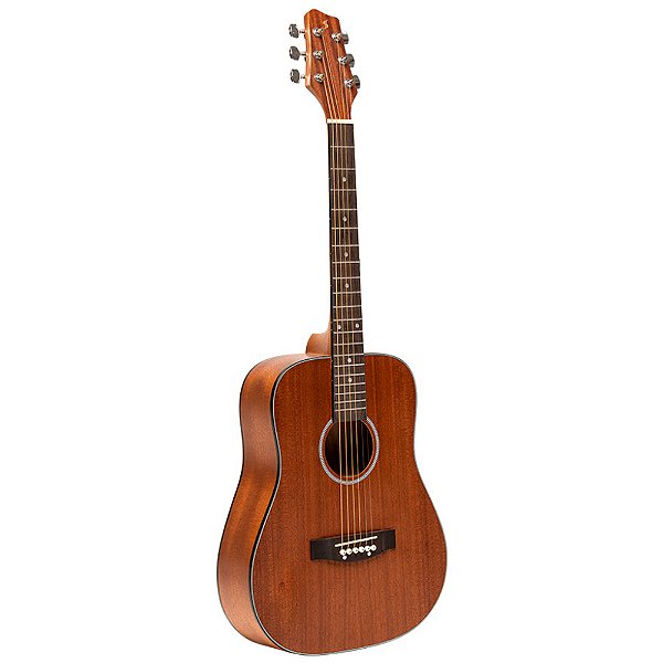 Violão Stagg SA25 MAH Travel Mahogany Natural - Dreadnought Baby