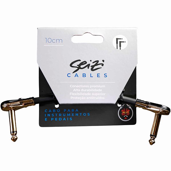 Cabo para pedal Seizi Energy Patch 10cm Black