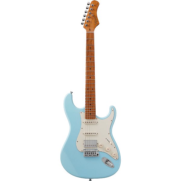 Guitarra Tagima T-640 Super Strato HSS Sonic Blue Roasted Maple LF/AWH - Classic Series