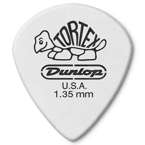 Palheta Dunlop 478-135 Tortex Jazz III 1.35mm Branca - unidade