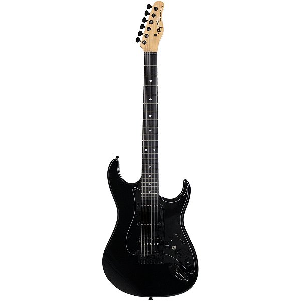 Guitarra Tagima DUO SMART S Strato HSS Preta com Efeitos