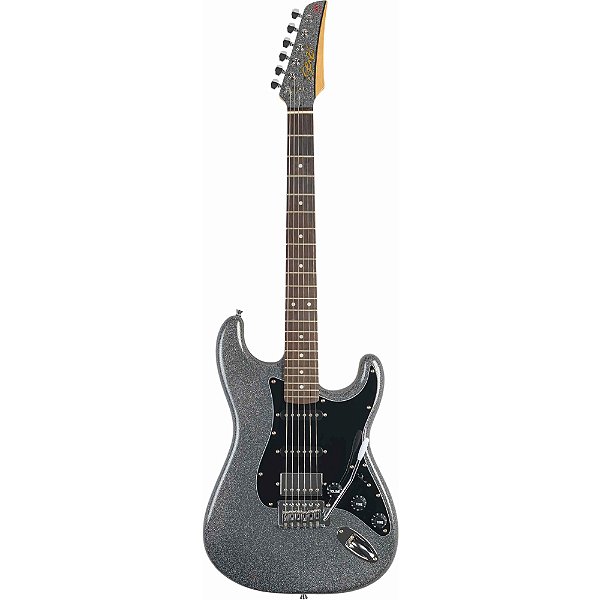 Guitarra Seizi Fun Katana Musashi Space Grey Sparkle Black Pickguard c/ Bag