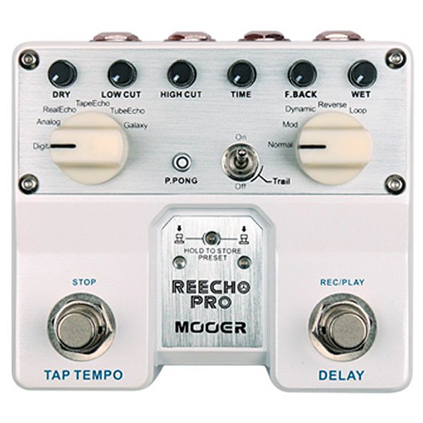 Pedal Mooer Twin Reecho Pro Delay c/ Tap Tempo