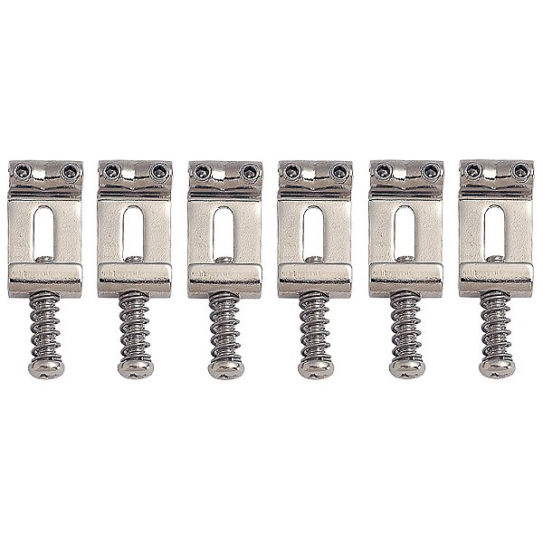 Carrinhos para Ponte Gotoh S108 N Niquelado - Saddles - 6 Unidades