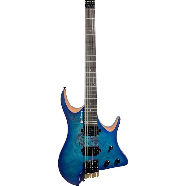 Guitarra Waldman WHL500 BLS Blue Satin Headless - c/ Bag