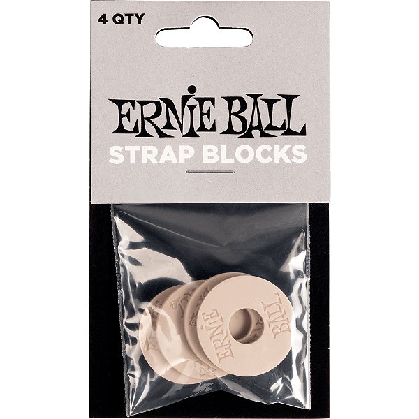 Trava para Correia Ernie Ball 5625 Strap Blocks Gray - 4 unidades