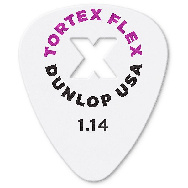 Palheta Dunlop 428XP114 Tortex Flex X 1.14mm - 12 unidades