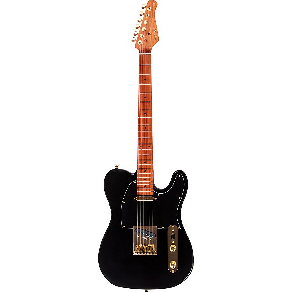 Guitarra Benson Tele Hardy Series 904 Black Gold - T 904 M BK/BK - c/ bag