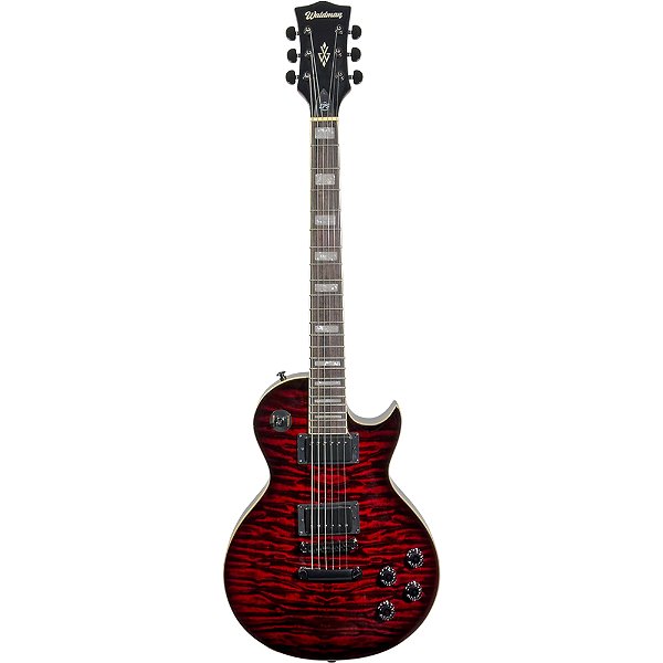Guitarra Waldman GLP510Q Quilted Red