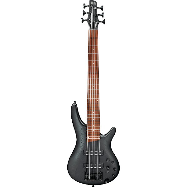 Baixo 6 Cordas Ibanez SR306EB WK Weathered Black - SR Series